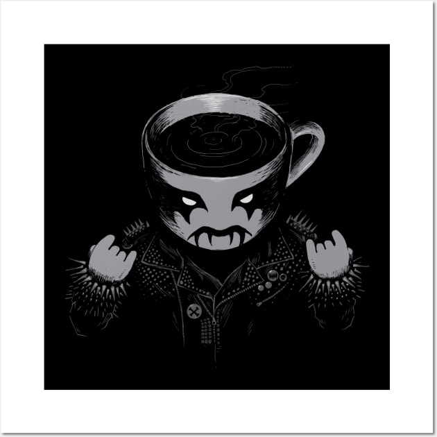 Black Metal Coffee Wall Art by carbine